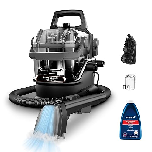 BISSELL SpotClean HydroSteam, Shampouineuse Canapé, Moteur Puissant de 1000W, Nettoyeur