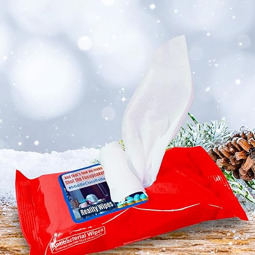 Miniatura 3 de Gears Out Toallitas Shut The Fucupcakes - Divertido diseño de horneado de clase media - Divertidas toallitas húmedas para mujeres - Tamaño de viaje