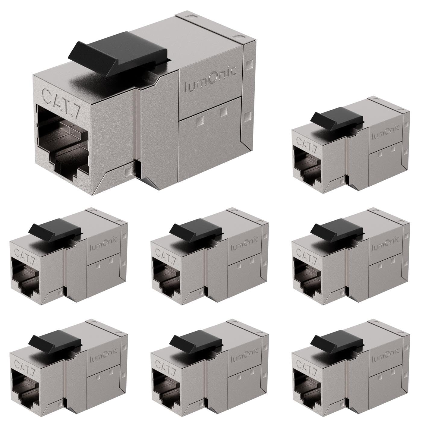 Connecteur Ethernet RJ45 Keystone CAT7 blindé 10Gbit/s pour panneau de brassage - 2