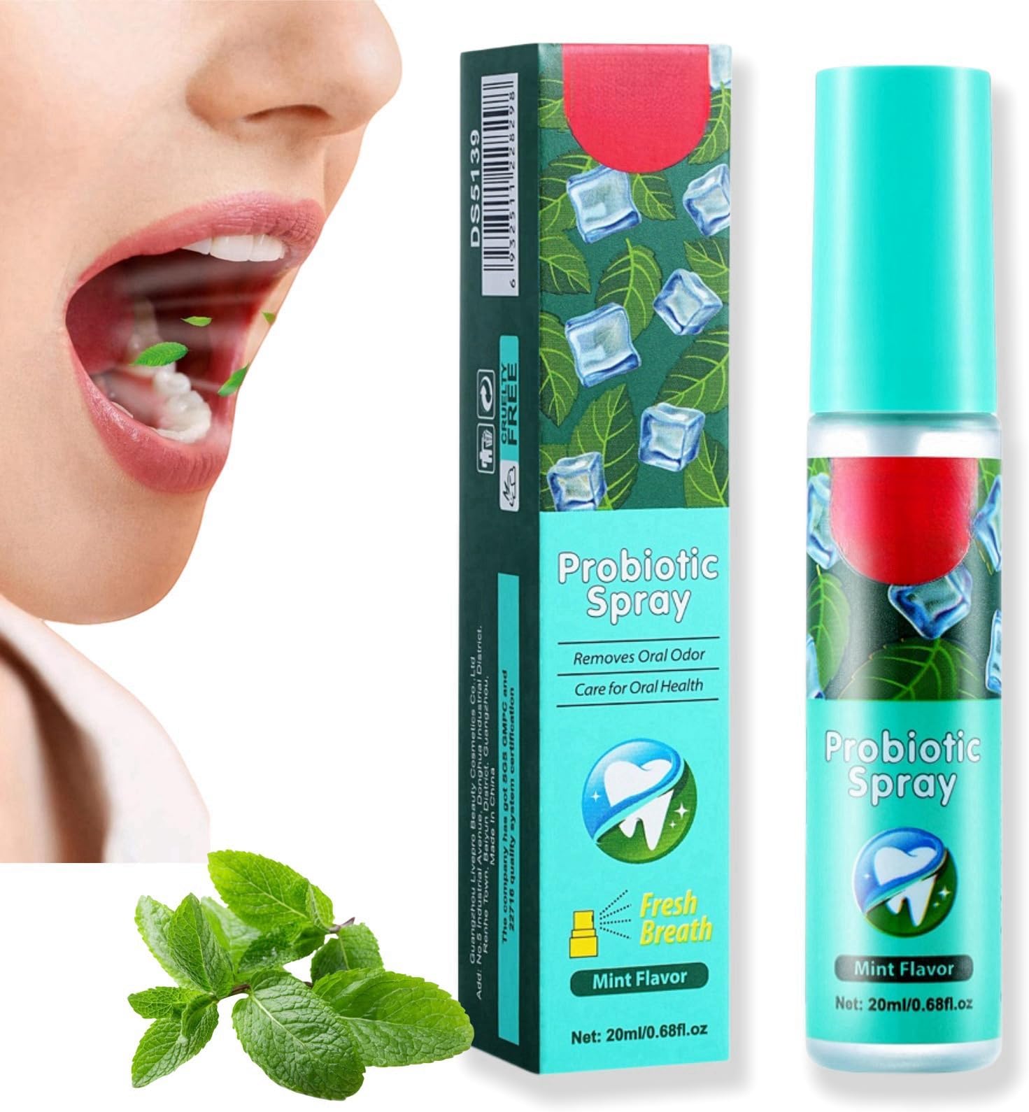 Mouth Spray,Refreshing and Moisturizing,Bad Breath Treatment,Breath Freshener,Breath Spray for Bad Breath,Dry Mouth Spray for Oral Care,Breath Spray Mint,Fresh Breath Mouthwash,Mint Mouth Freshener