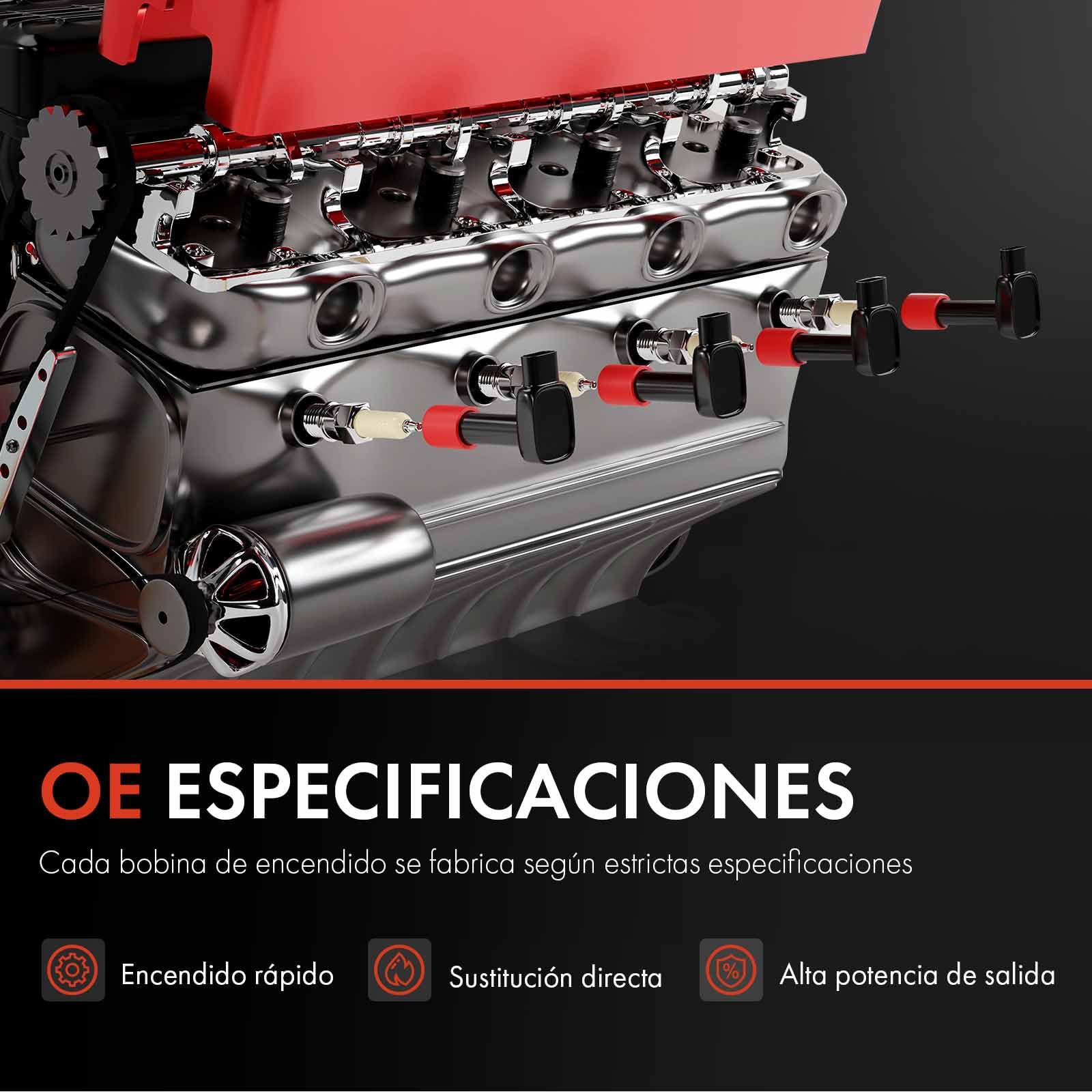 Frankberg 6 bobinas de encendido módulo de encendido 12131726176 | Compatible con: Serie 8 E31, Serie 3 E36, Serie 3 Coupé E36, Serie 7 E38, Serie 3 Convertible E36, Serie 5 E34