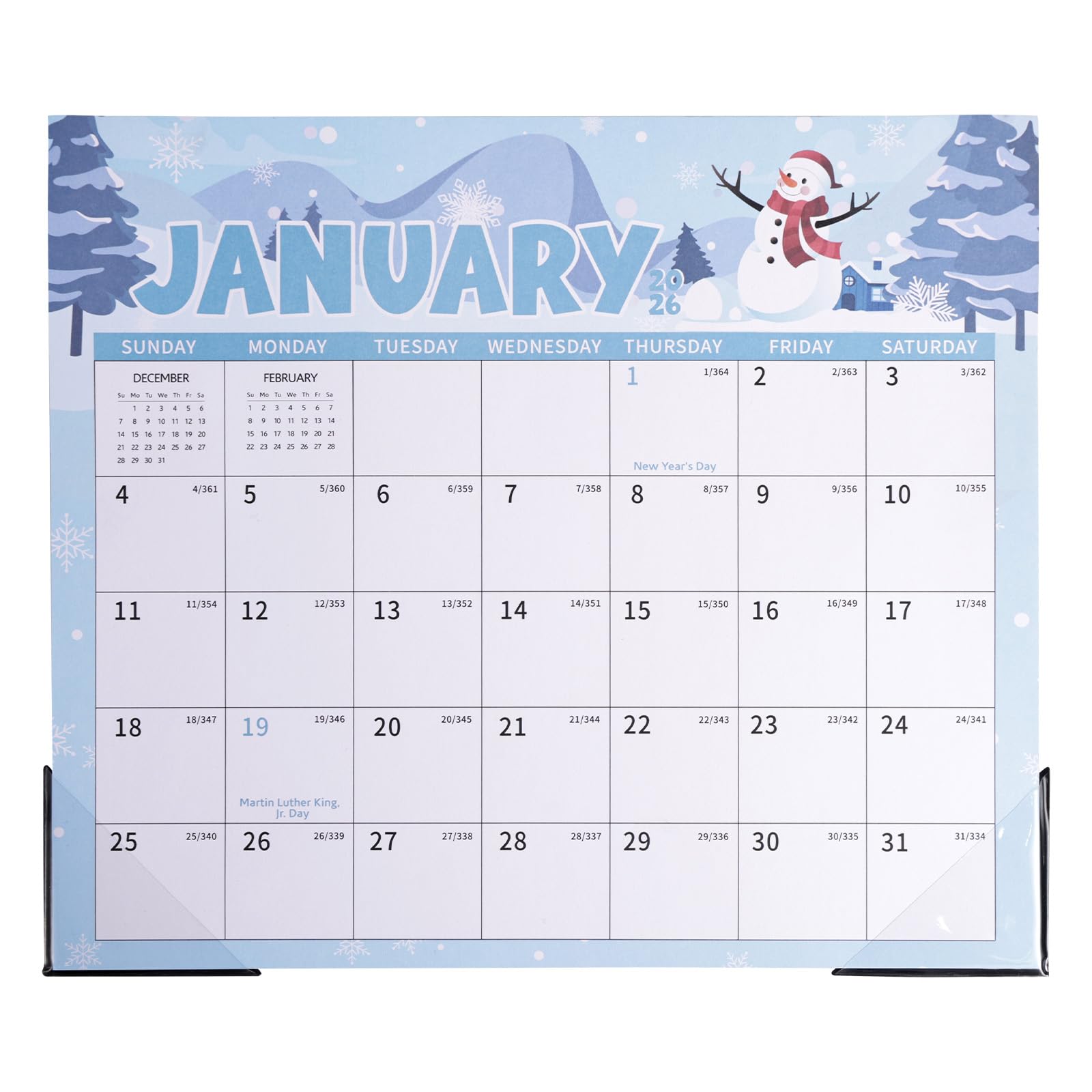 2026 Magnetic Calendar, 33x29cm/13x11.4in January 2026 - June 2027 Seasonal Theme Magnetic Month Tear Off Pad Calendar for Refrigerator Fridge Home Office School(Style D)