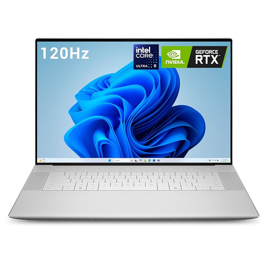 Dell 16 Premium Laptop DA16250-16.3 Inch 120Hz OLED Touch Display 4K Intel Core Ultra 9 285H, NVIDIA GeForce RTX 5070, 32GB RAM, 1TB SSD, Windows 11 Home, Audio Studio, Italian Keyboard, Platinum