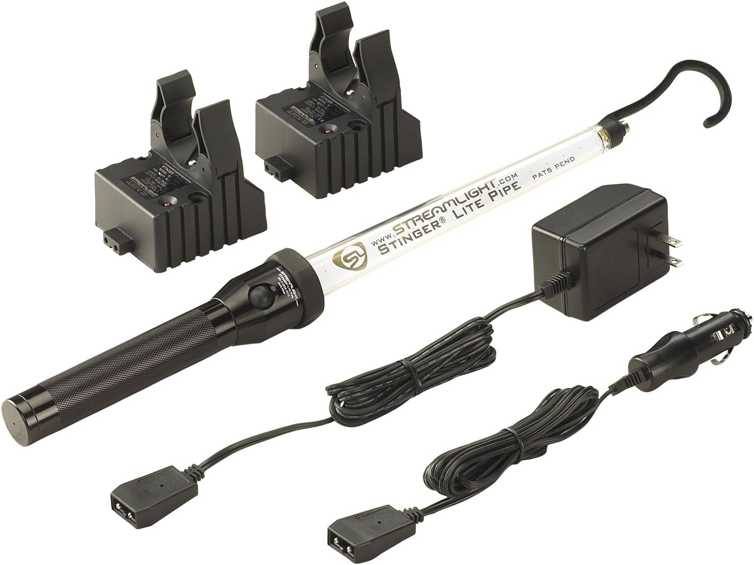 Holiday Deals 🛒 Streamlight 75685 Stinger Lite Pipe Rechargeable LED Work Light with 120-Volt AC/DC Charger and 2-Holders - 220 Lumens Get Discount 70% Price Streamlight 75685 Stinger Lite Pipe Rechargeable LED Work Light with 120-Volt AC/DC Charger and 2-Holders - 220 Lumens