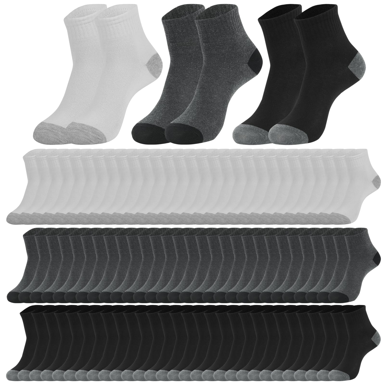 Sophproton 150 Pairs Mens Quarte
