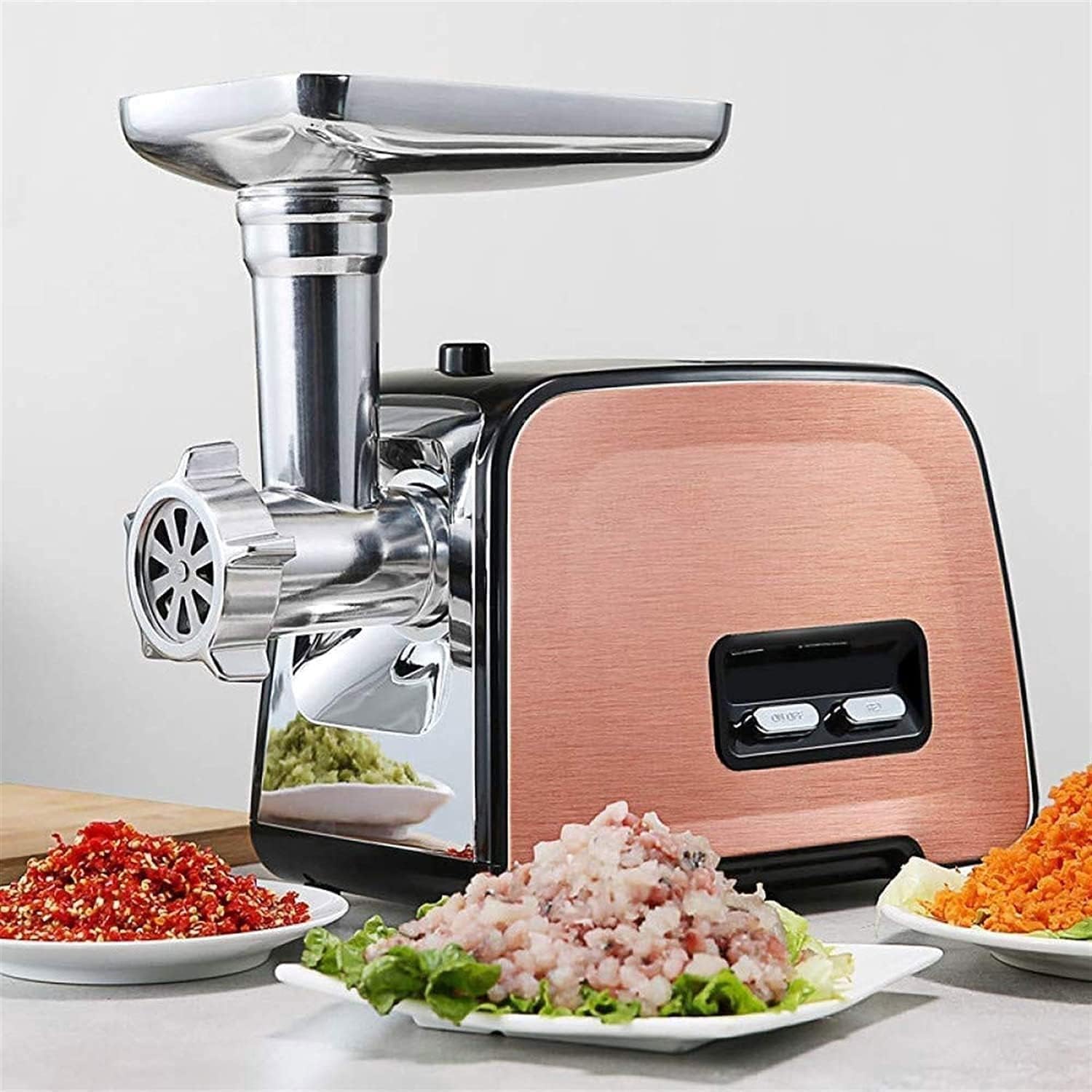 Electric Meat Grinder Powerful Electric Food Meat Grinder 400W Multifunction Meat Mincer Sausage Stuffer with Sausage Tube