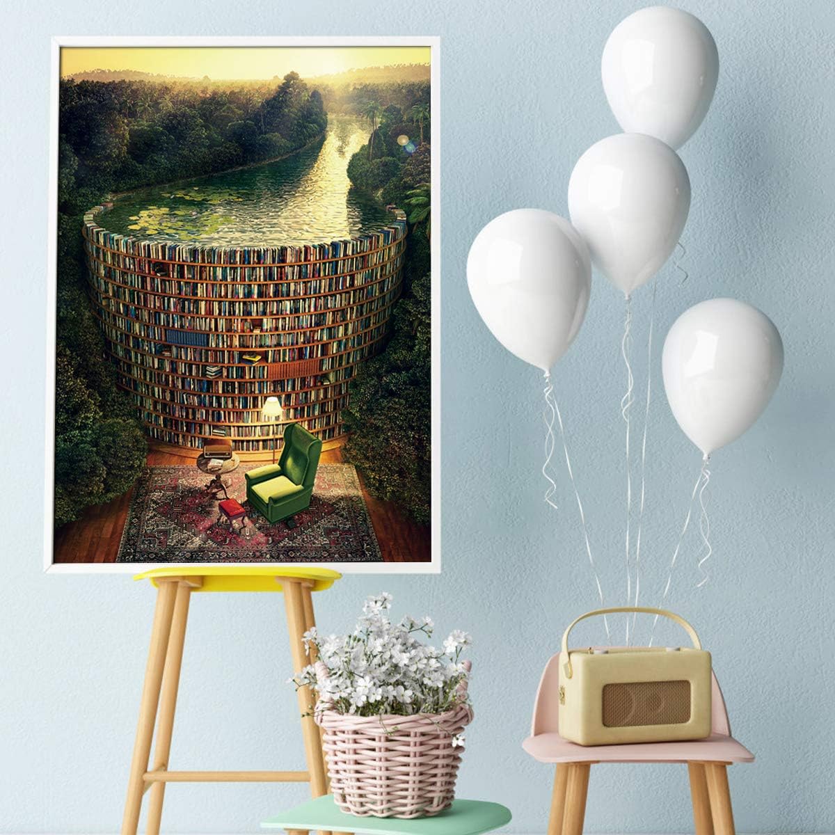 Ingooood- Jigsaw Puzzles 1000 Pieces for Adults- Fantasy Series- Collection Pavilion_IG-0292 Entertainment Toys for Adult Special Graduation or Birthday Gift Home Decor