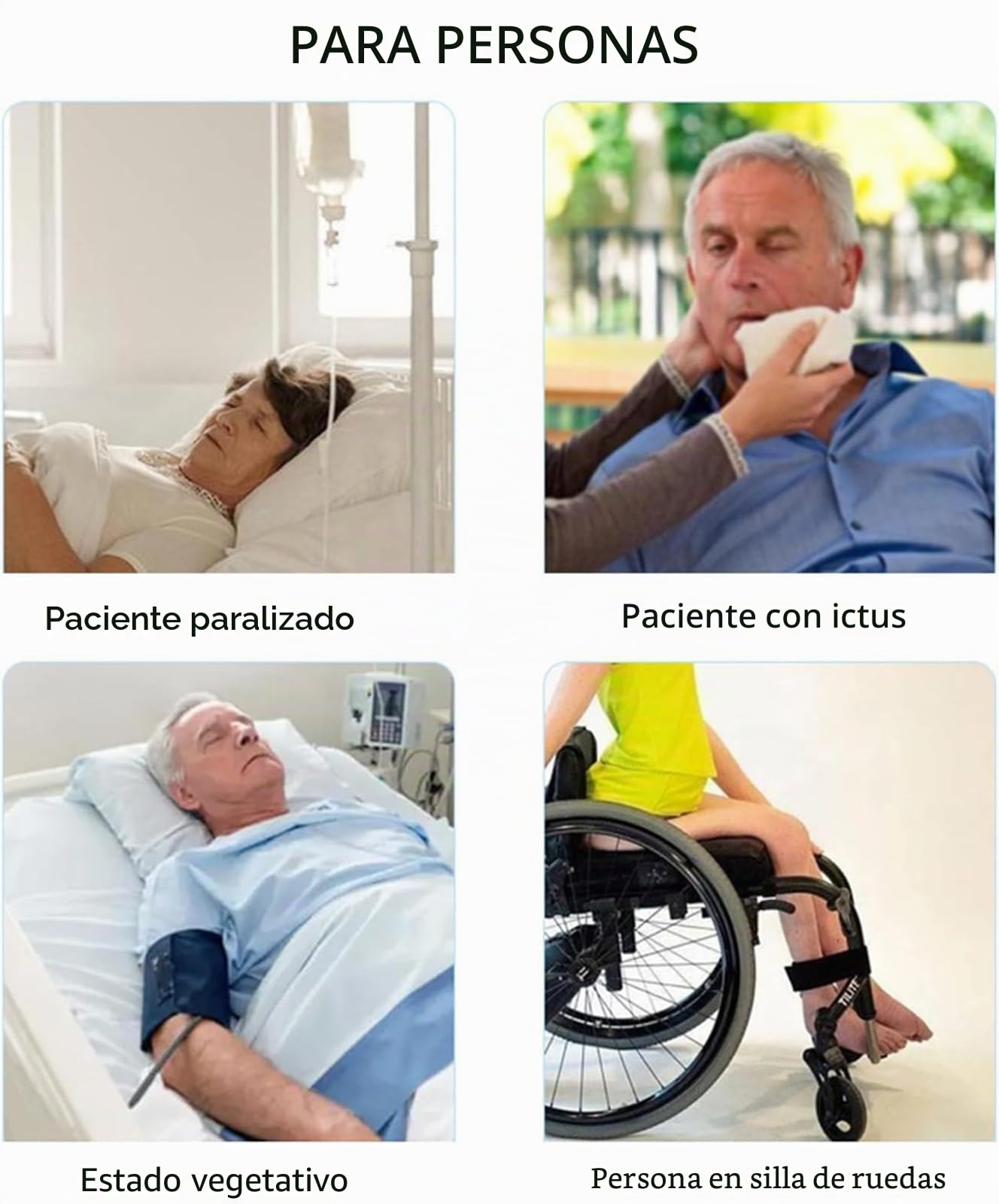 Cojín Reversible para Pacientes, Cojín En Forma De U, Antiescaras, Parálisis De Pacientes, Cojín Reversible, Ayuda para El Cuidado De La Cama para Ancianos, Enfermeria Soporte para Piernas B
