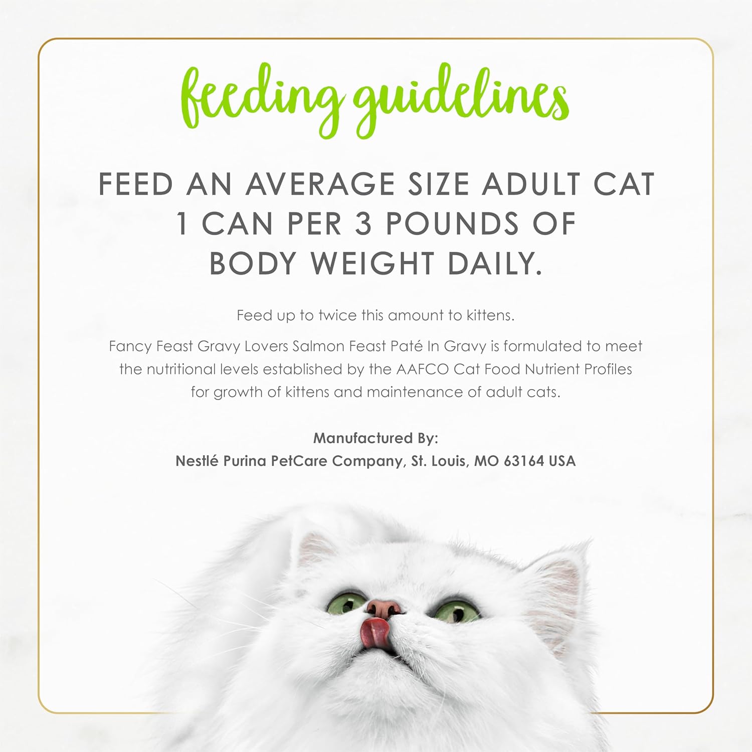 Fancy Feast Purina Gravy Lovers Salmon Feast Pate in Wet Cat Food Gravy - 3 oz. Cans,(Pack of 48)