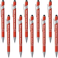 Vista 69 de 10 bolígrafos personalizados a granel, bolígrafo personalizado, bolígrafo grabado con nombre, logotipo, lápiz capacitivo para pantallas táctiles, a