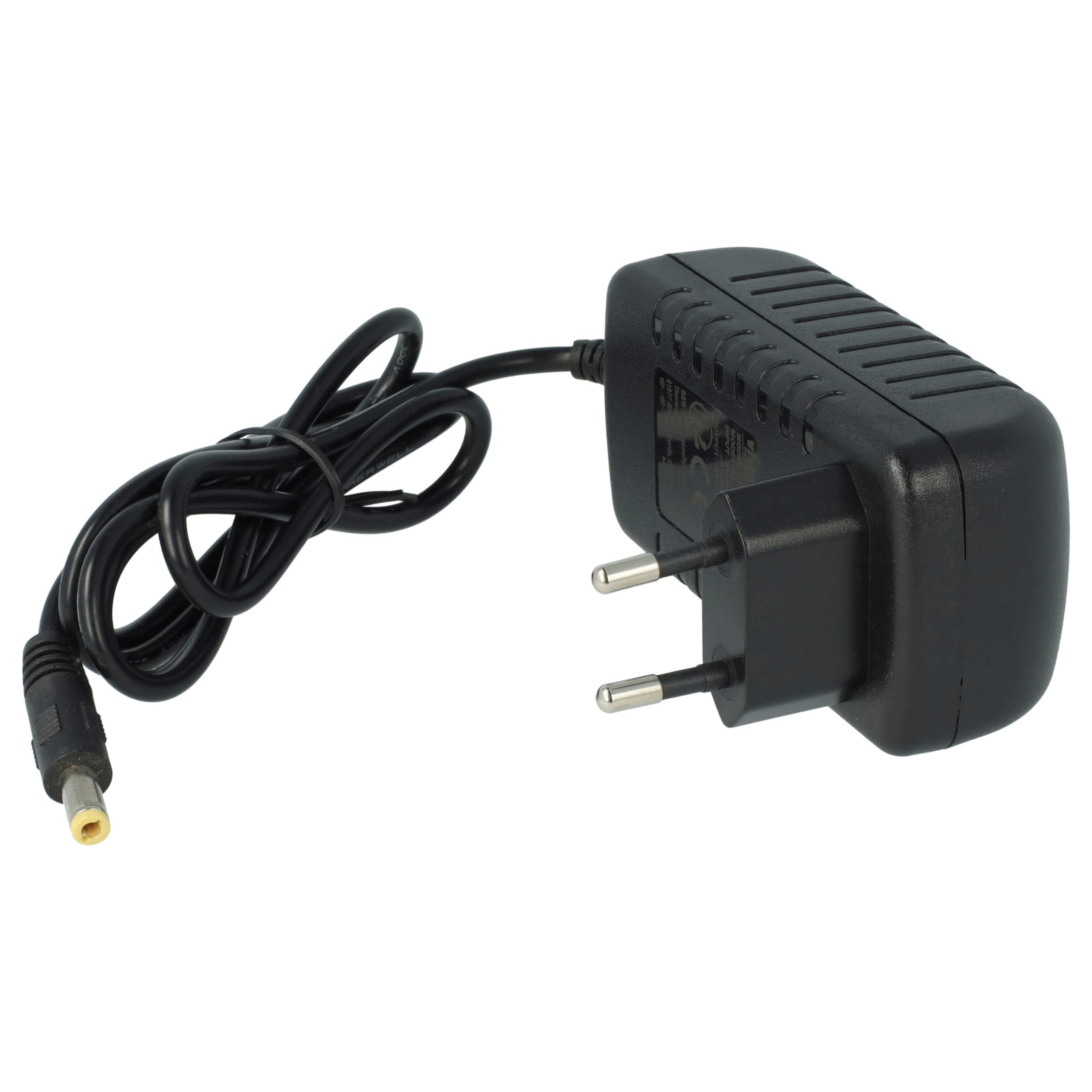 Vhbw Alimentatore 19V 600mA Per Robot Aspirapolvere Zaco A4s, A6, V5s Pro, V5x, A10, A8s, A9s, A9s Pro, V3s Pro, V4, V6, V80, V85, 2m