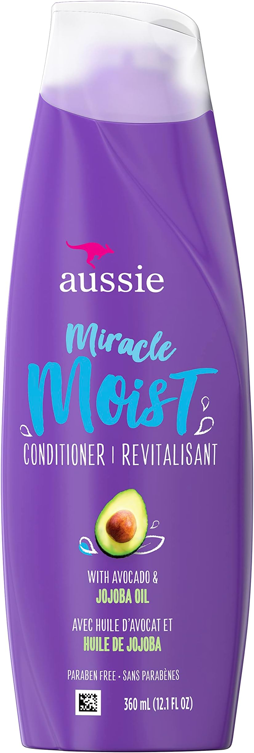 Paraben-Free Miracle Moist Conditioner w/Avocado & Jojoba Oil For Dry Hair, 12.1 fl oz