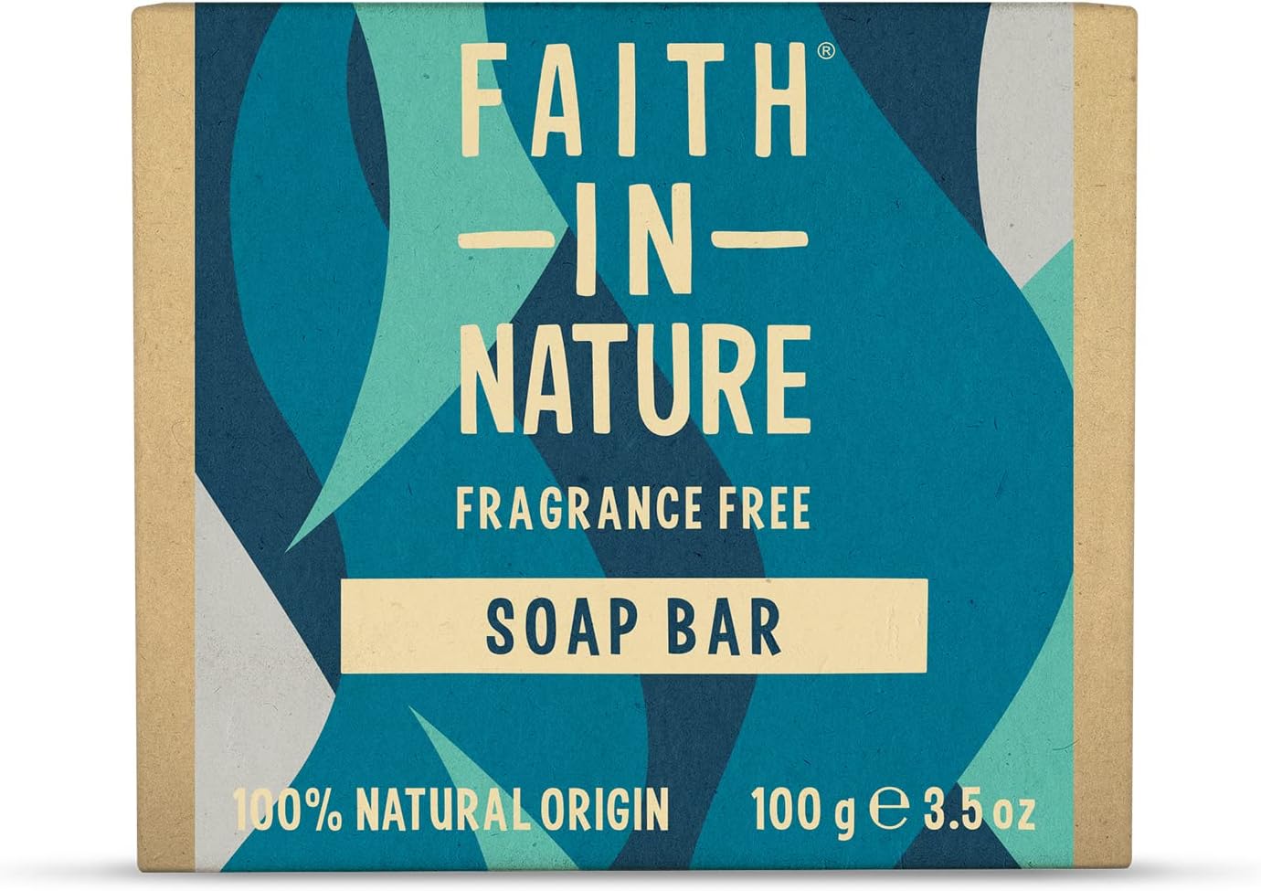 Natural Fragrance Free Hand Soap Bar, Sensitive, Vegan and Cruelty Free, No SLS or Parabens, 100g