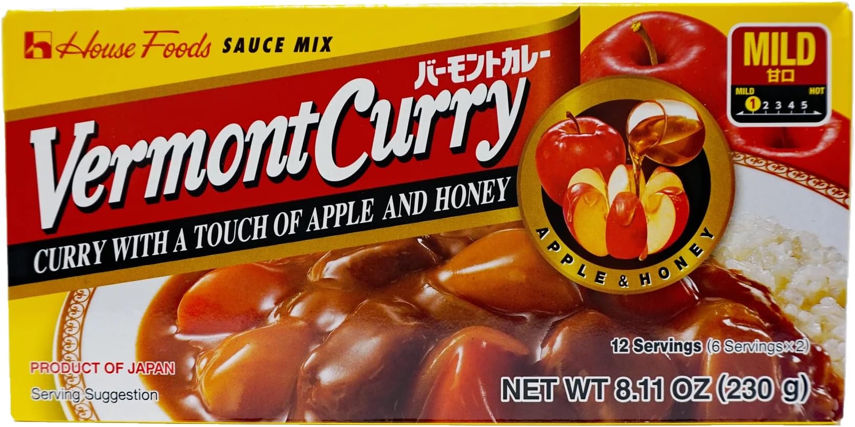 House Foods Vermont Curry Mild 8.11 oz