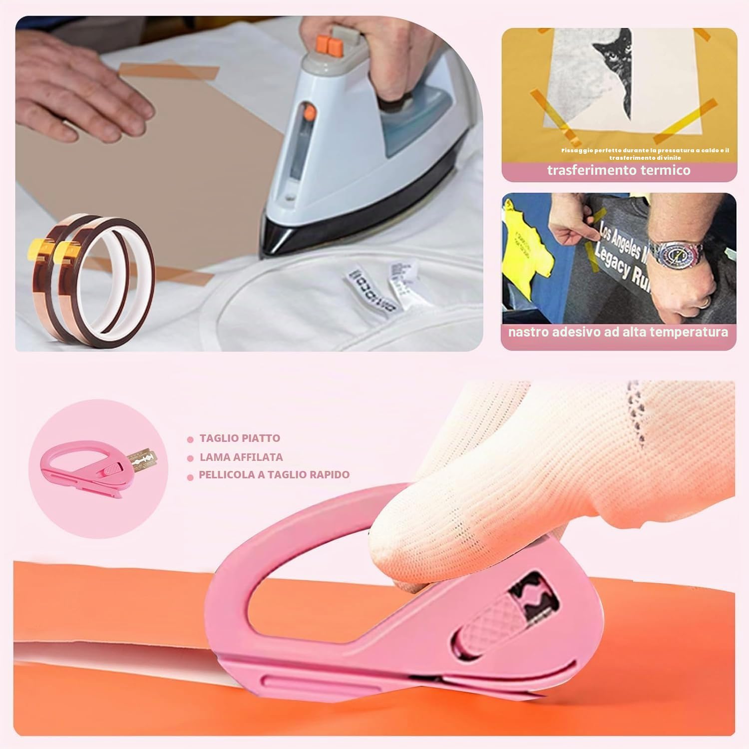 77 pezzi di sublimazione camicie kit di strumenti per l'allineamento del vinile, pad di pressa di calore in silicone, guida regole t-shirt e foglio in teflon per Cricut calore stampa HTV
