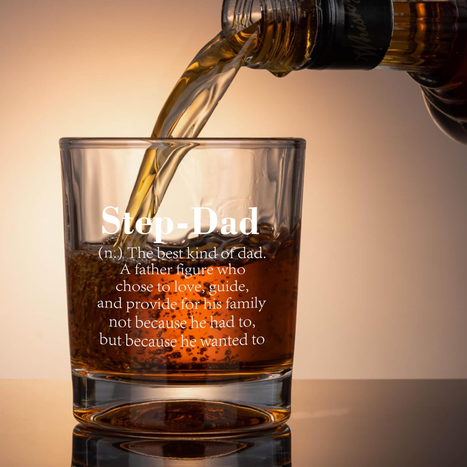 Ithmahco Fathers Day Step Dad Gifts, Stepdad Whiskey Gifts For Men, Fathers Day Bonus Dad Gift, Father Days Stepdad Gift, Bonus Dads Present From Step Daughter, Son