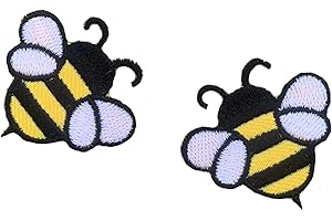 Exquisite Bee Embroidered Iron-On Patches for Enhancing Any Fabric