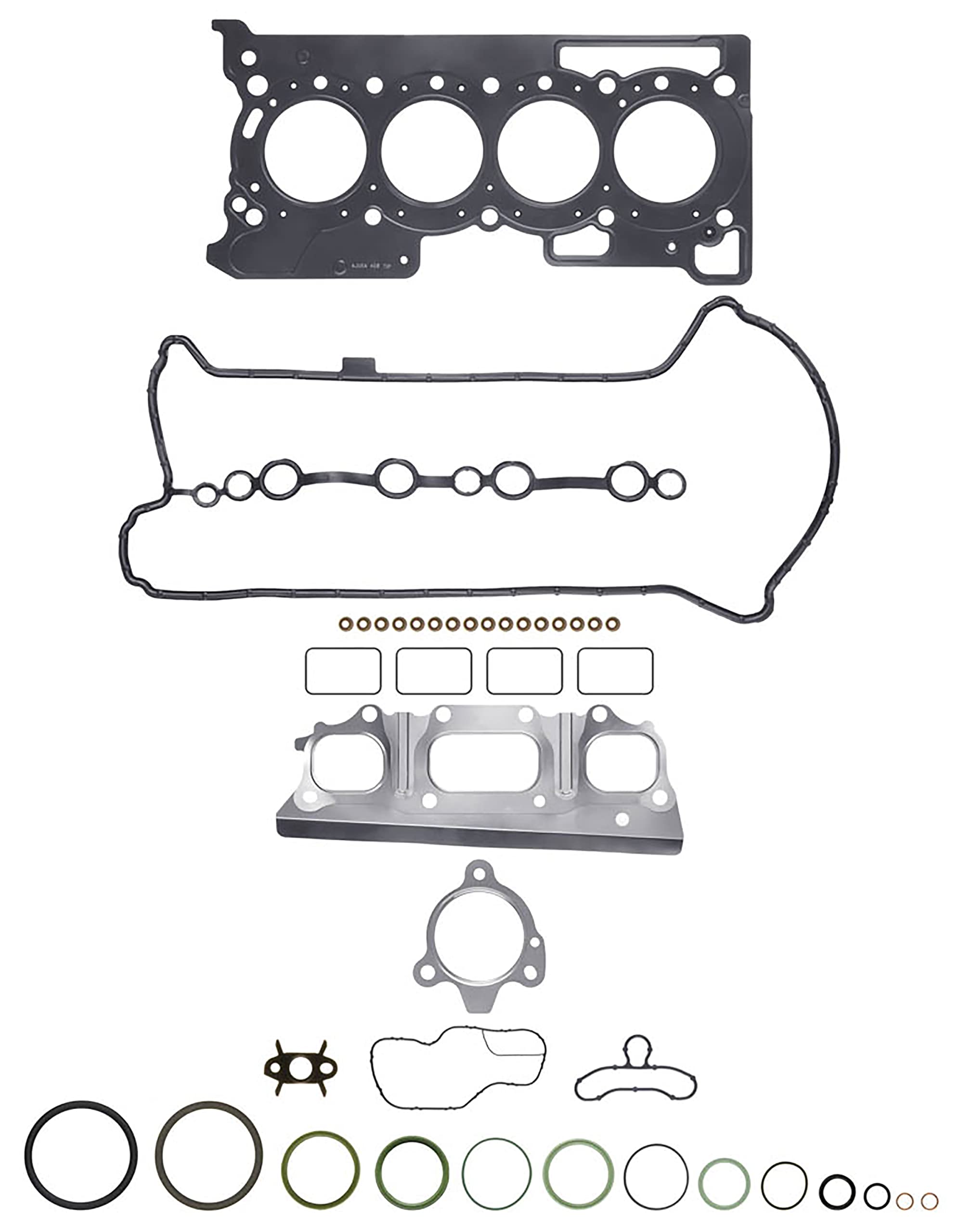 AJUSA 52400400 Kit guarnizioni Testata con guarnizione testata con guarnizione tenuta stelo valvola