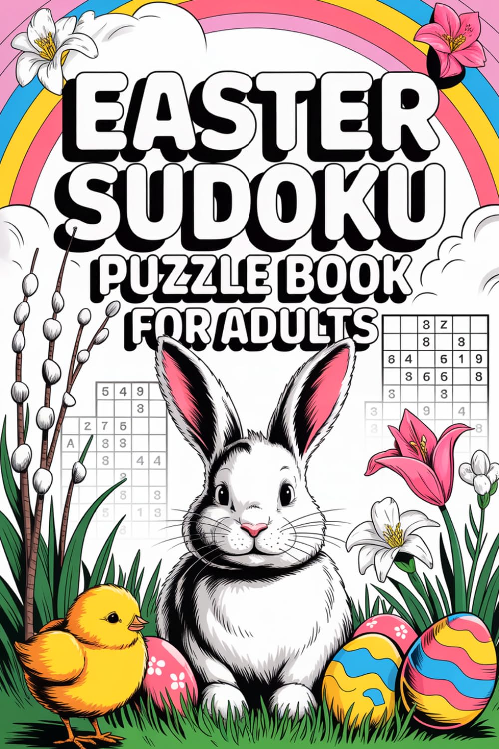 Easter Basket Stuffers: Celebrate Easter with a Relaxing and Fun Sudoku Puzzle Book – 200 Puzzles