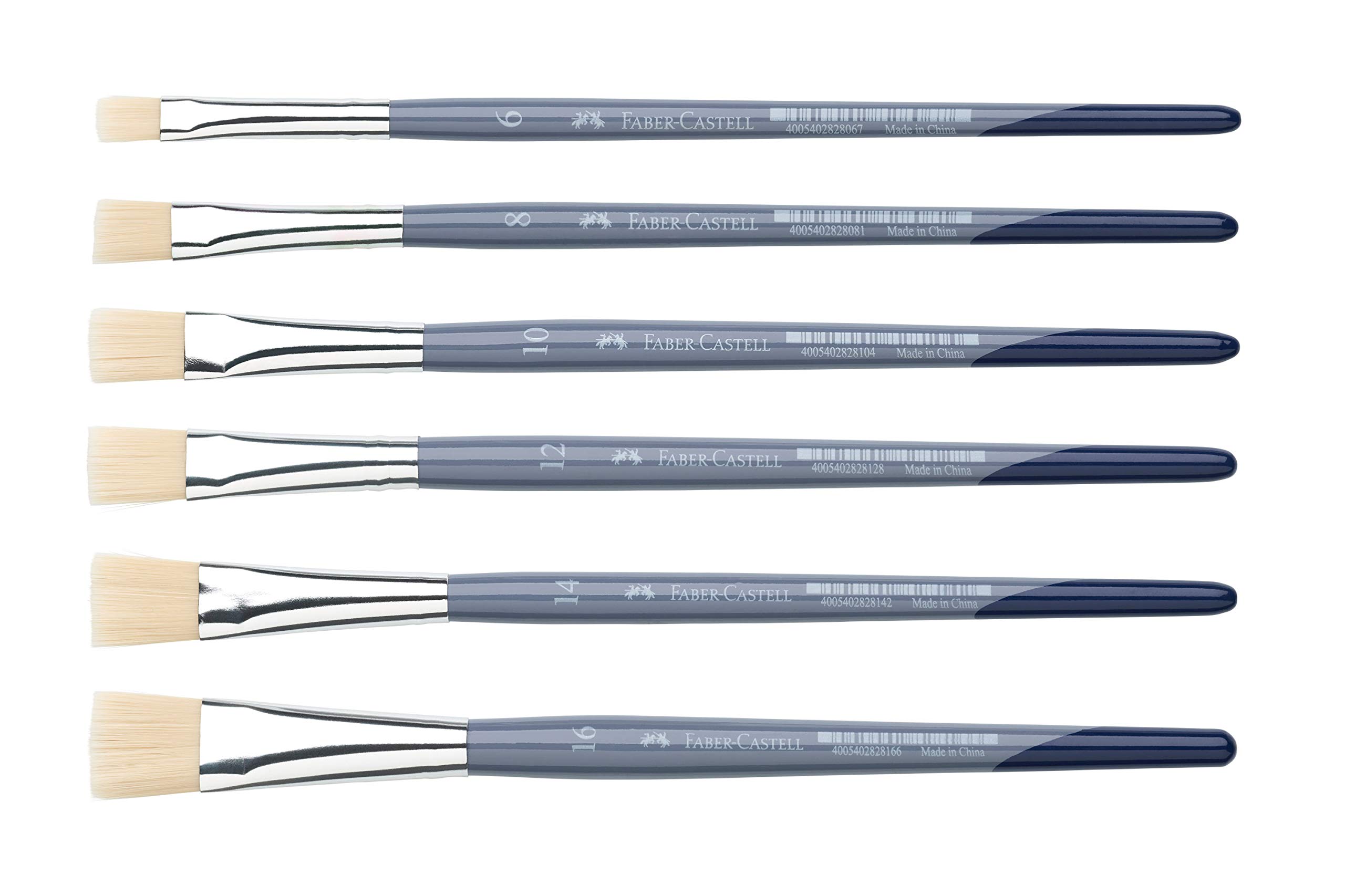 Faber-Castell Creative Studio Pinceau (set complet de 12 pinceaux, ronds et plats)
