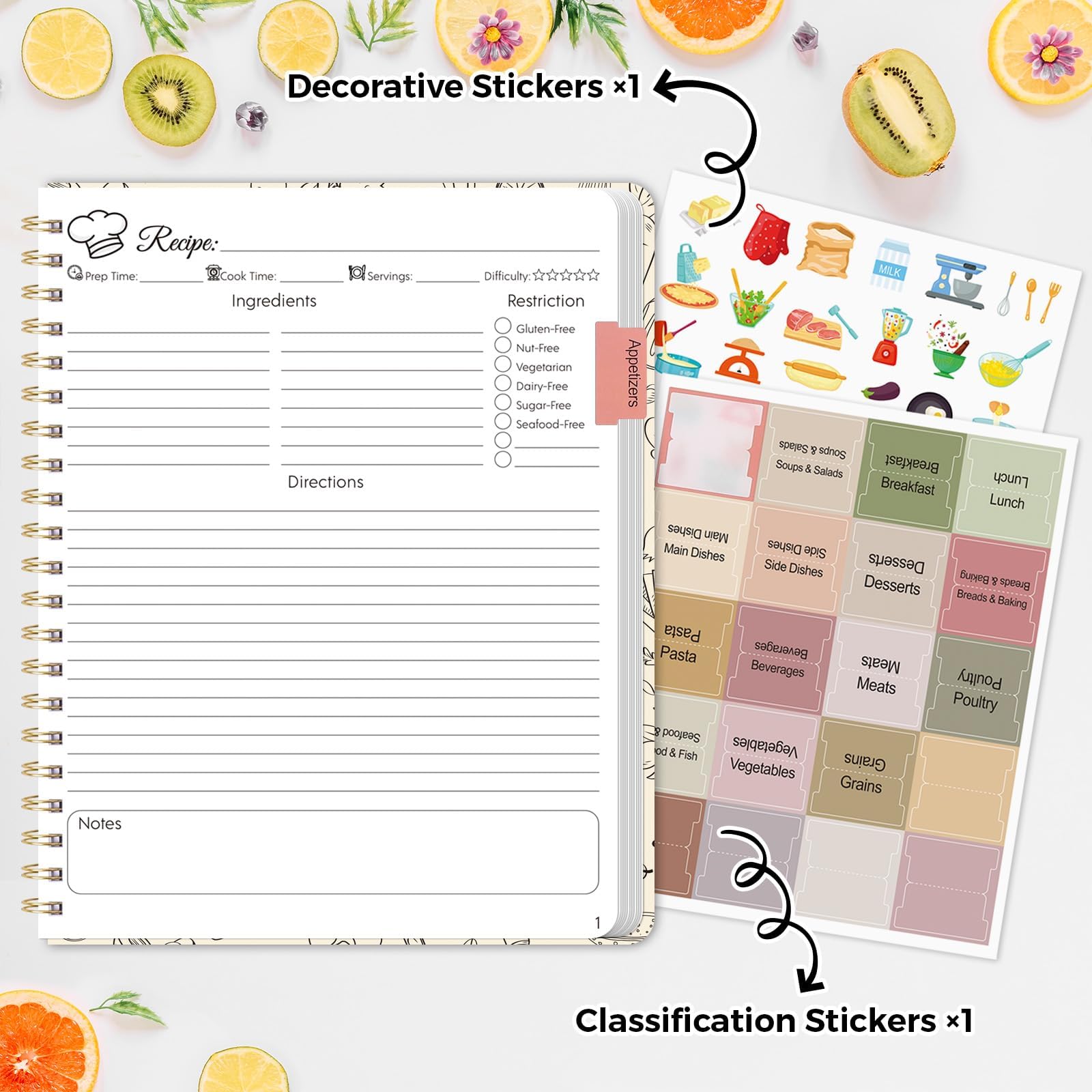 Blank Recipe Book - Create Your Own! -4