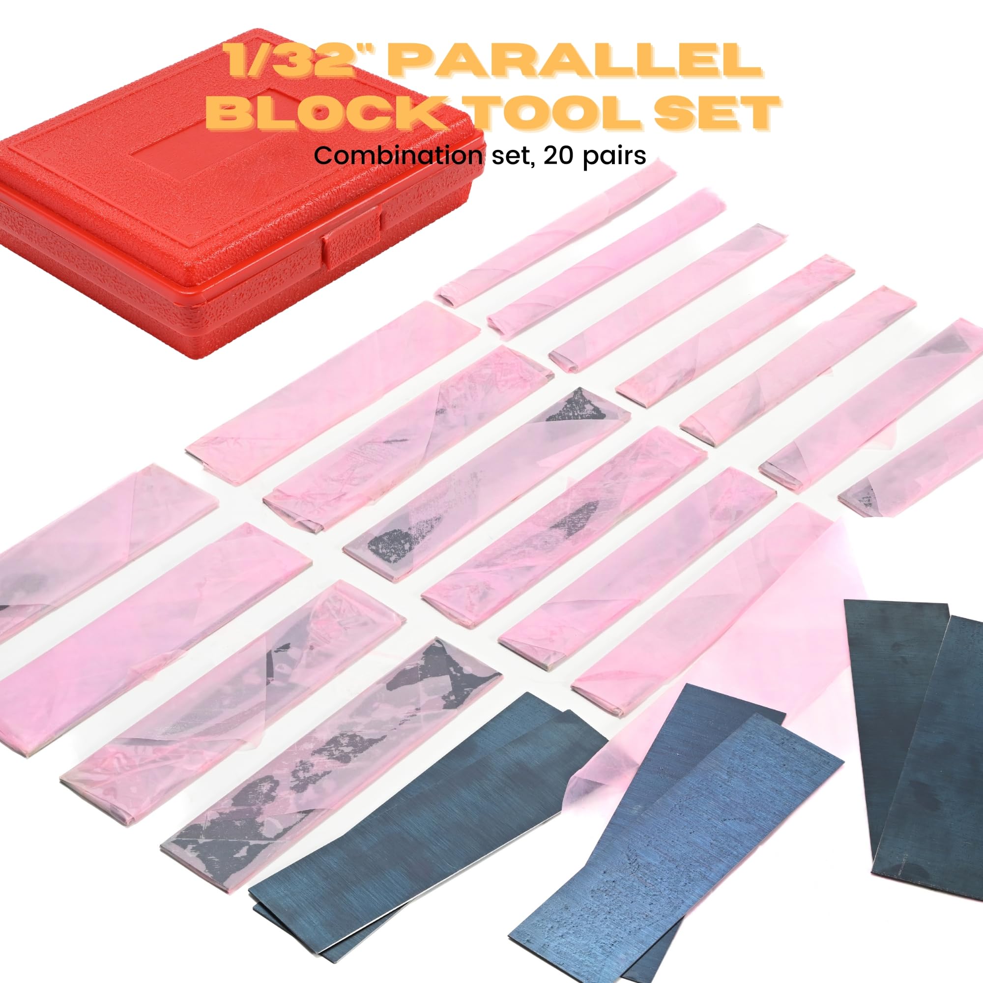 Amazon.co.jp: パラレル20組、1/32インチ x 6インチの万力パラレル