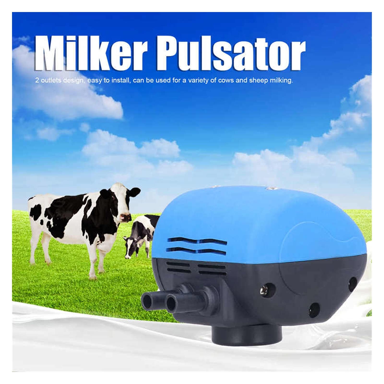 2 Punti Vendita Mungitrice pulsatore per Bestiame CAPT Milkeer Agricoltura Attrezzature Attrezzature Accessorio per la mungitura