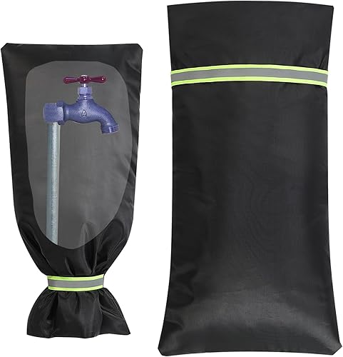 Miniatura 8 de Cubierta aislante para prevención de reflujo, 5 capas de protección, funda aislada, funda aislante de algodón de doble pared para pozos de agua de