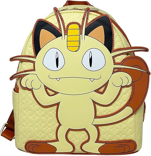 Loungefly Pokemon Meowth Cosplay Womens Double Strap Shoulder Bag Purse
