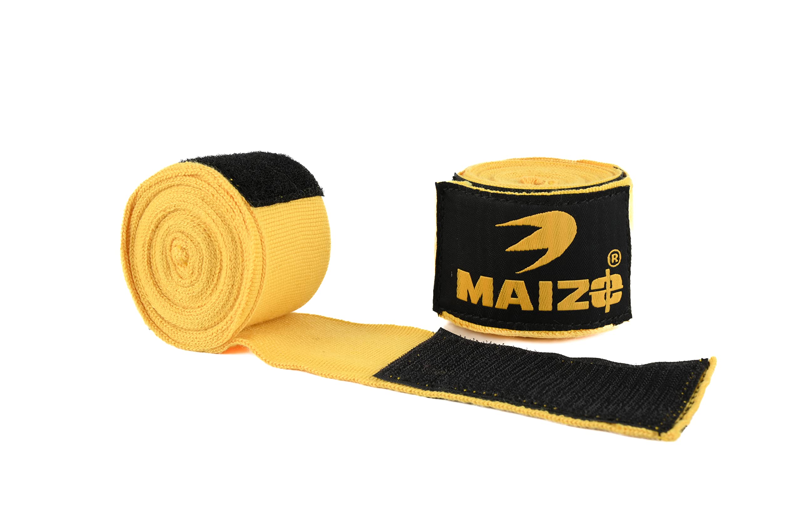 Stretchable Support Hand wrap, Workout/Boxing & Punching Great for MMA, Muay Thai, Martial Arts, Wrist Support for Adults (180, Yellow)