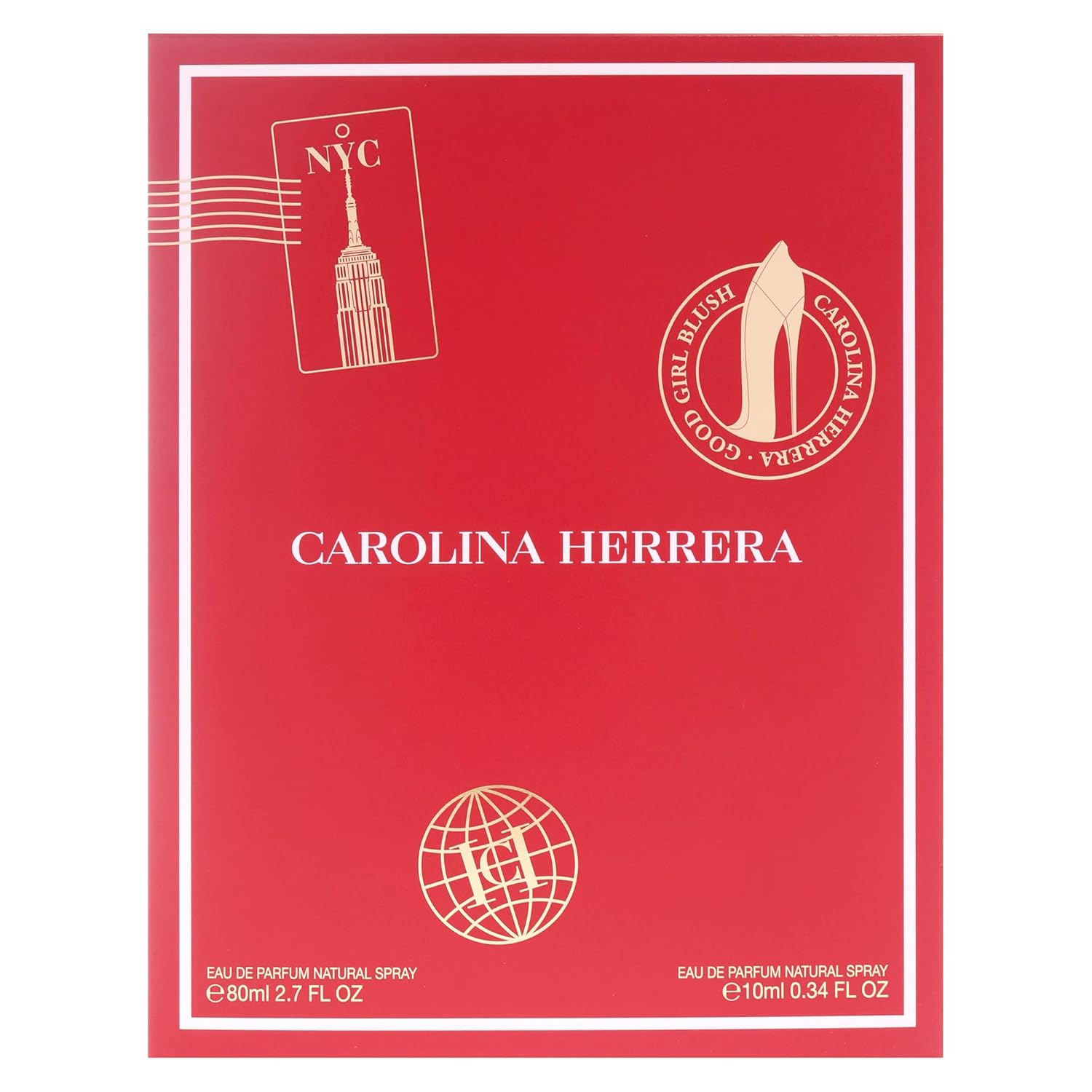 Good Girl Blush by Carolina Herrera for Women - 2 Pc Gift Set 2.7oz EDP Spray, 0.33oz EDP Spray (Mini) - Image 5