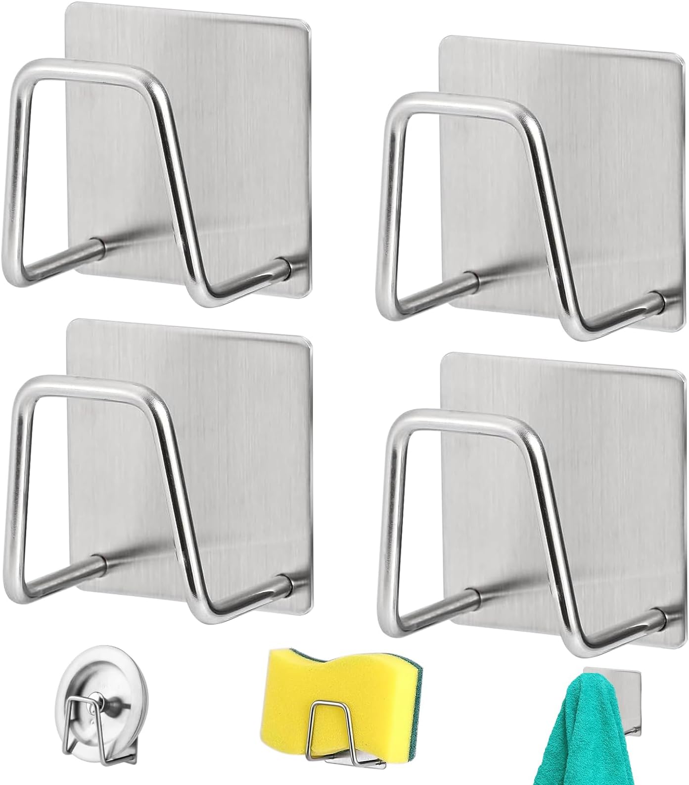 Amazon.com: Clip On Faucet Storage Rack,Stainless Steel Faucet Towel ...