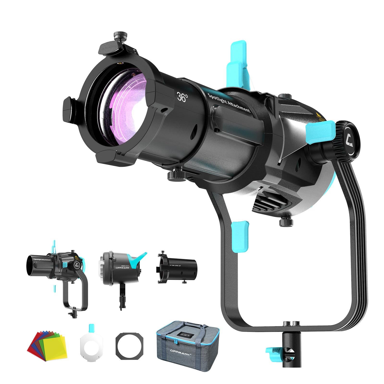 Amazon.com : MEELMAXX LEKO LED Spotlight, Zoom Imaging Light 0-330