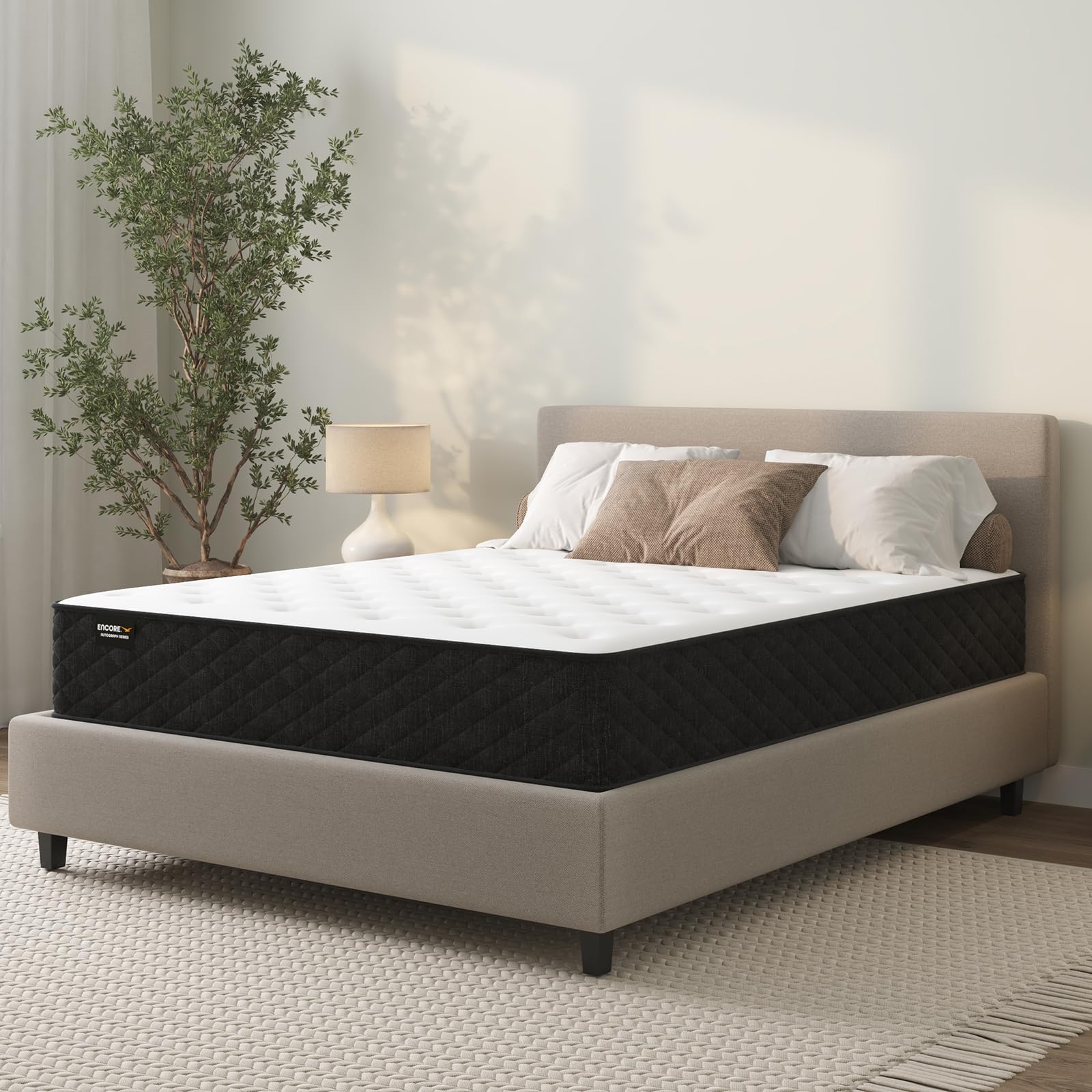 Amazon.com: Encore Autograph Series Queen 10.5′′ Hybrid Mattress