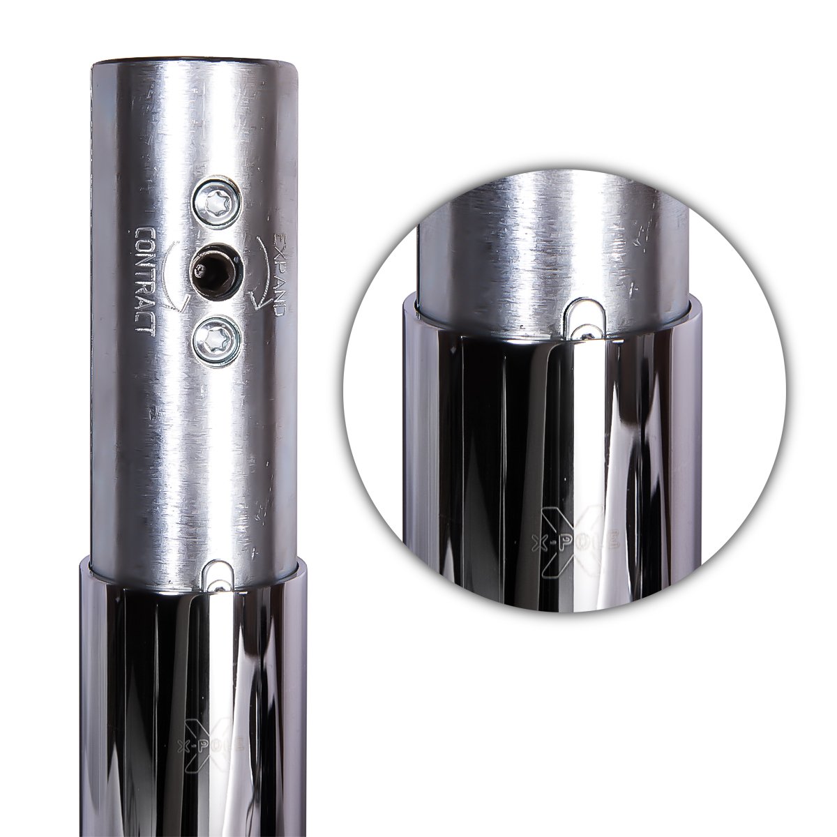 Barre De Pole Dance X-POLE XPERT PRO – Blanche – Finition Powder Coated Avec X-Lock
