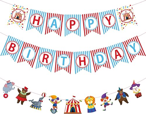 Vista 136 de Zwiebeco Decoración de fiesta de feliz cumpleaños, banderín, guirnalda de banderines, kit de abanico de papel para niños, Capitán América