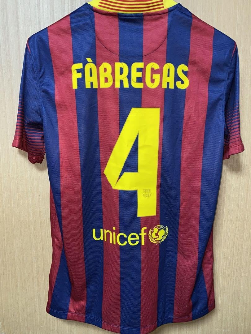 Amazon.co.jp: サイン FCバルセロナ201314 ユニフォーム 4番 セスク