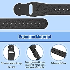 Hion Motion Sickness Bracelets Sea Sickness Wristbands for Motion Sickness/Morning Sickness/Pregnancy Nausea Anti Nausea Wristband Acupressure Nausea Bands Motion Sickness Bands(2Pairs-Black+Bule)