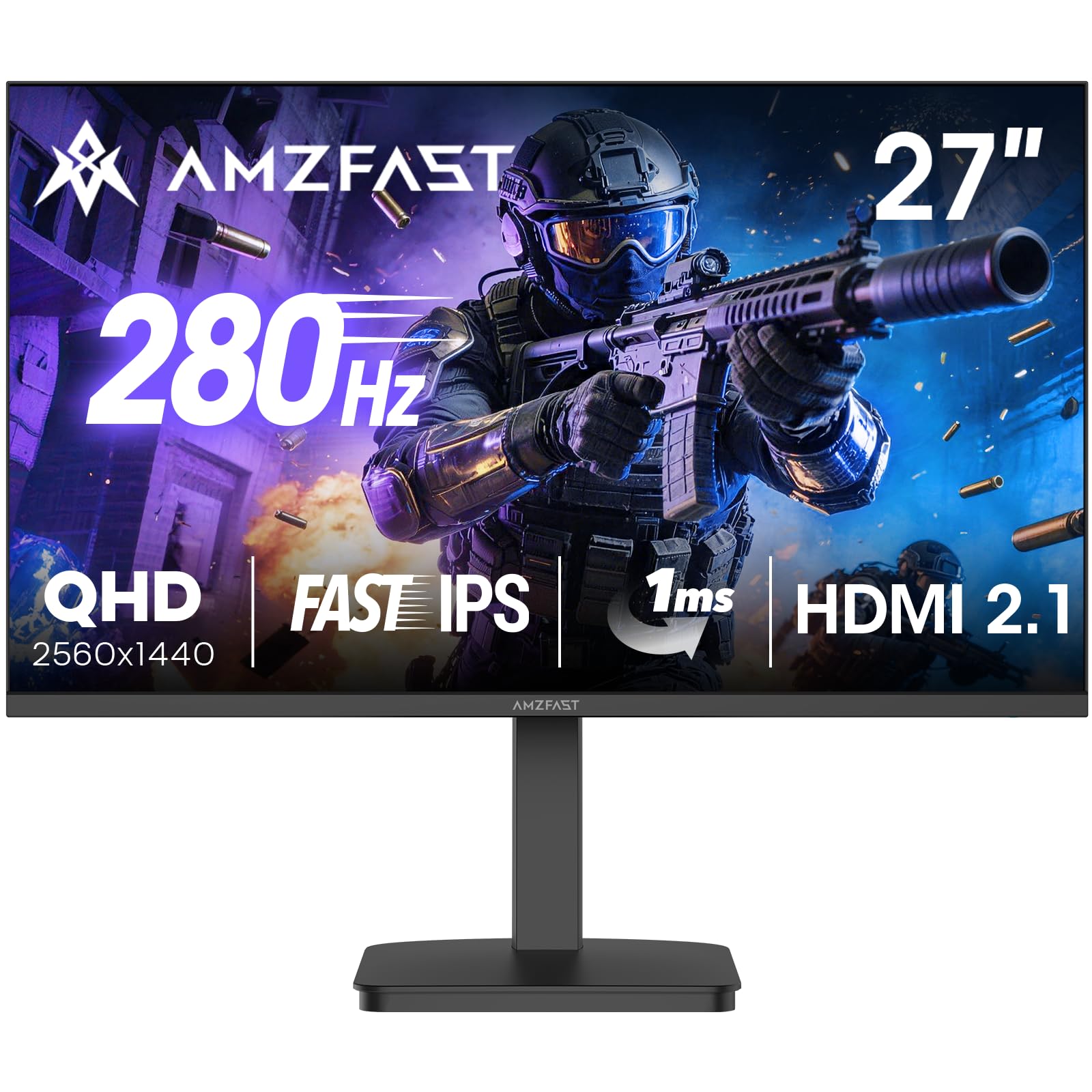 AMZFAST 27インチ 320Hz WQHD Amazon.com: Amzfast 27 Inch Gaming Monitor 280Hz WQHD (2560x 1440