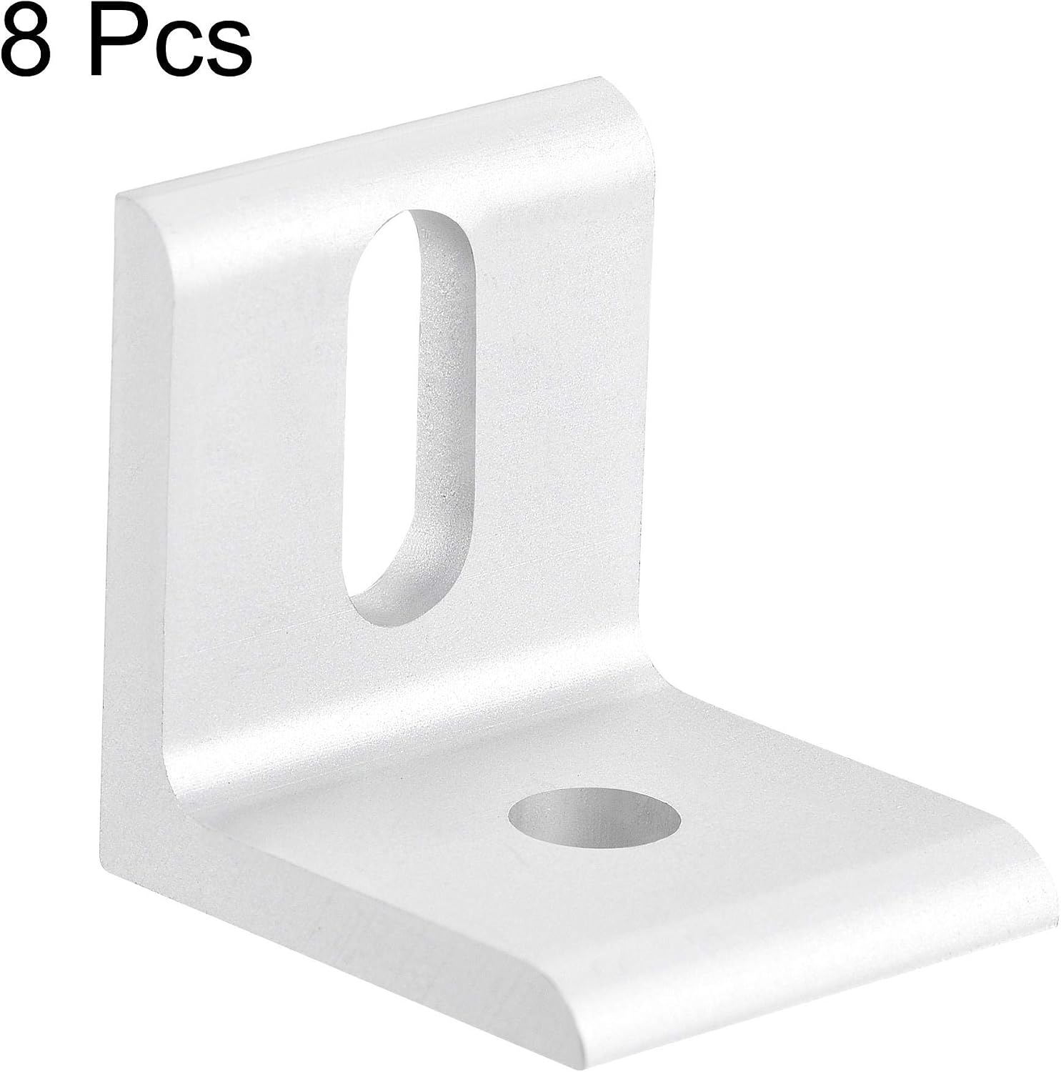 sourcing map Inside Corner Brace Angle Bracket Fastener L Shape 30mmx30mmx26mm for 3030 Series Aluminum Extrusion Profile, 8pcs - Image 4