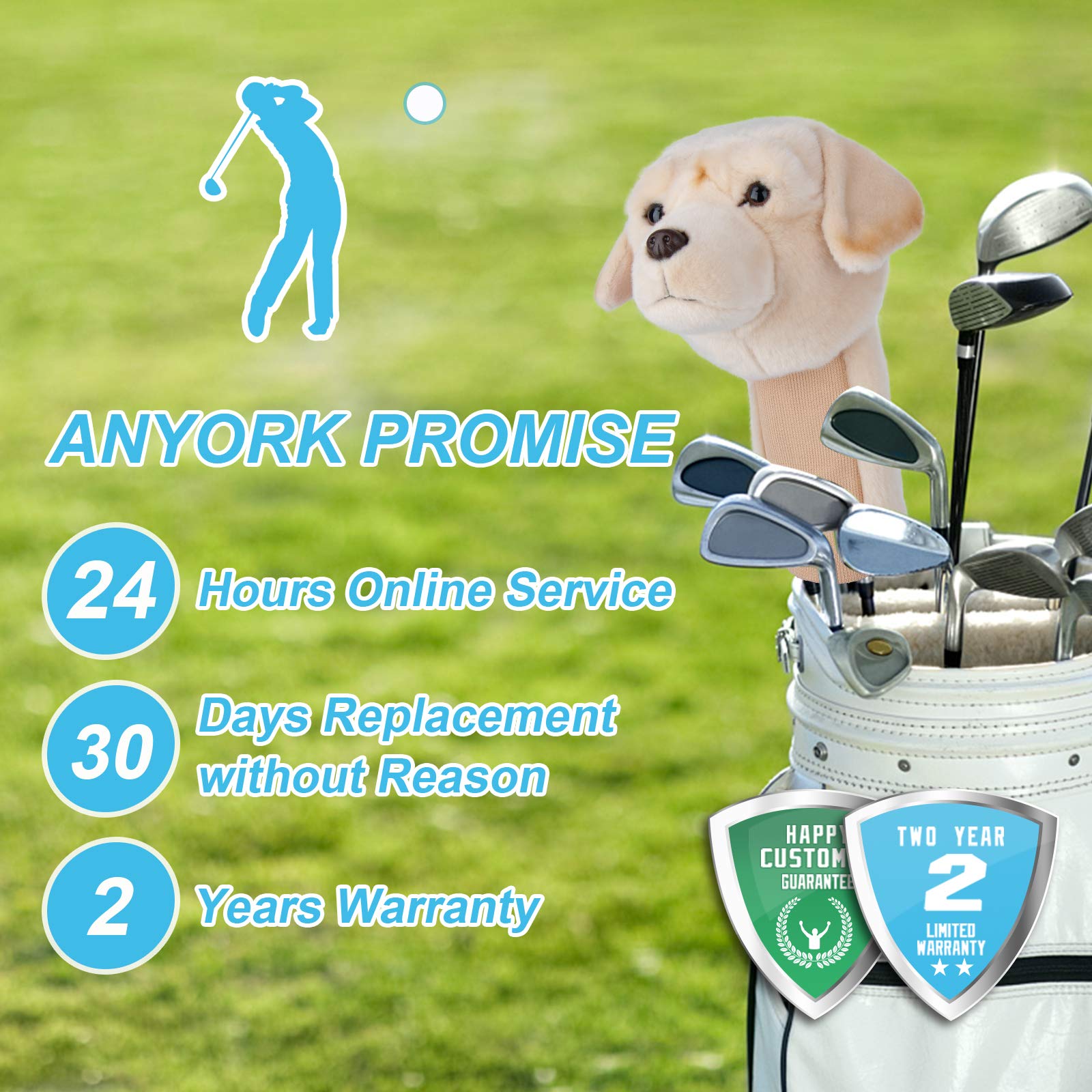 Buy Anyork Golf Headcover,Labrador Retriever Headcovers Online at