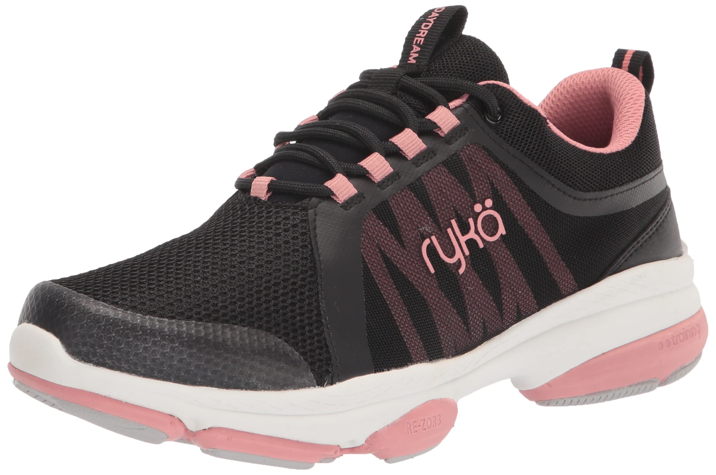 Ryka Women's Daydream Training Shoe Black/Pink 6 W