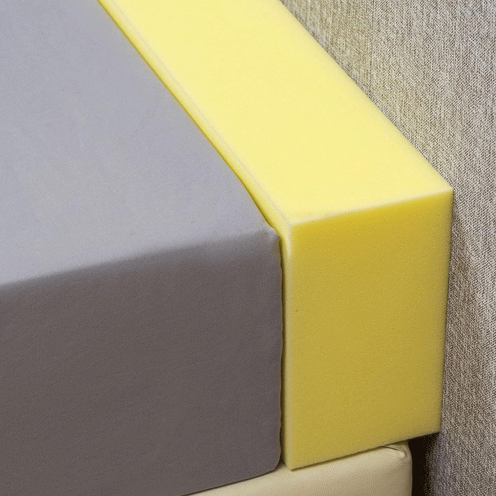 Bettlückenfüller Und Matratzenverlängerung Für Einzel-/doppel-/queensize-/kingsize-betten – 45d-schaumstoff Mit Hoher Dichte | 1,2-7,8-zoll-lückenpassung, 47-79-zoll-länge, Rutschfes(Size:150x20x5cm)