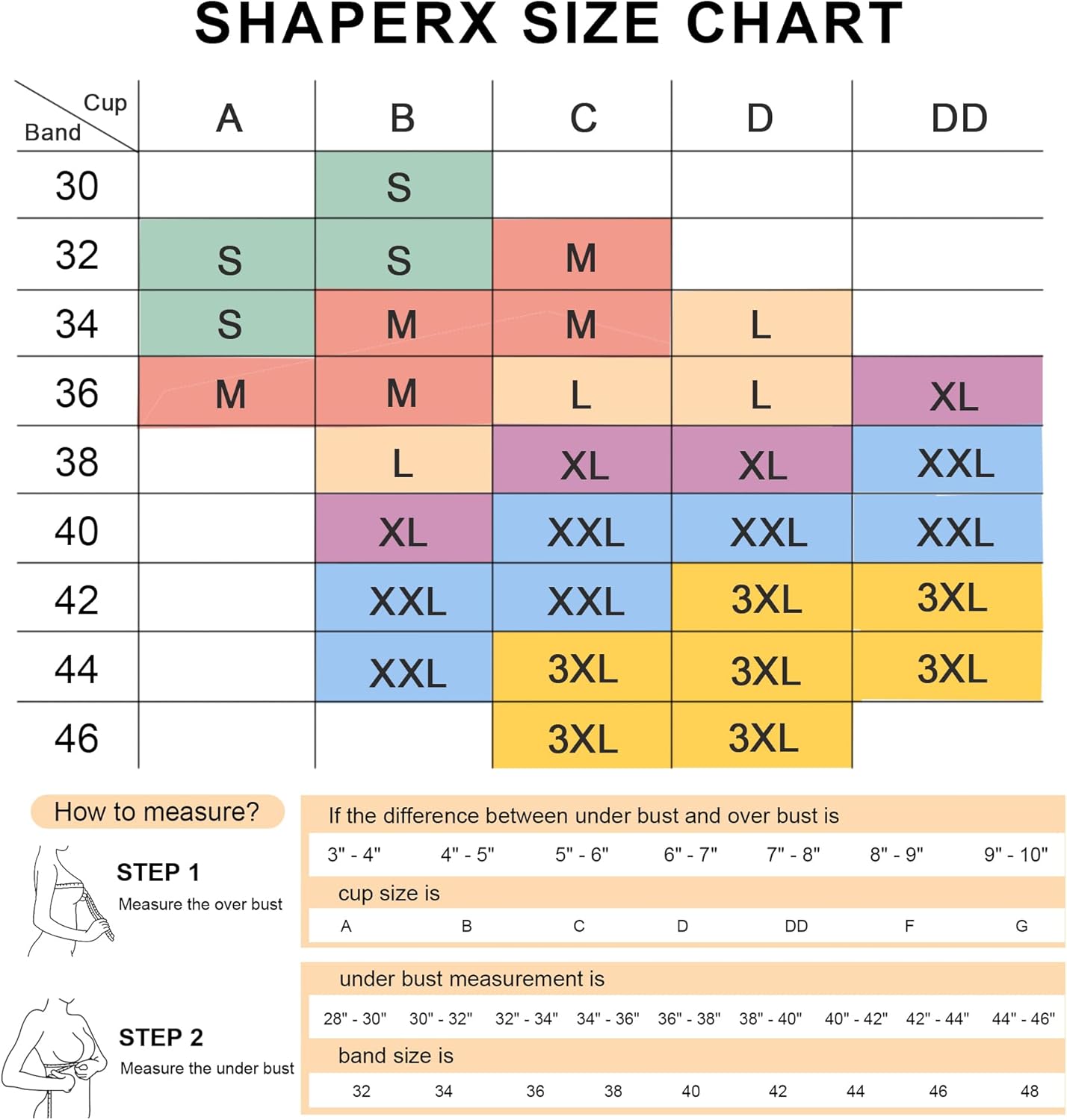 SHAPERX Women's Underarm Smoothing Seamless T-Shirt Bra Wireless Lightly Lined for All Day Comfort - Image 7