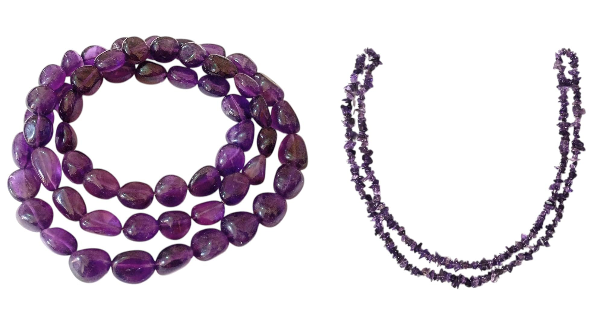 Améthyste violette colliers ajustables pour sublimer tous vos décolletés