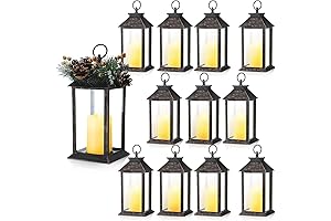 12 Pack of 13" LED Hanging Bulk Lanterns