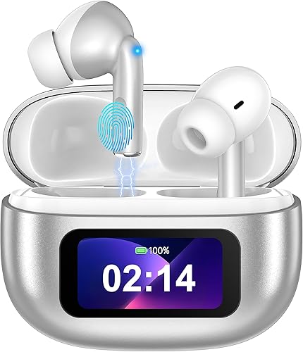 Auriculares inalámbricos de traducción de idiomas AI, 3 en 1, traductor en tiempo real, 144 idiomas y acentos con pantalla táctil inteligente LCD,