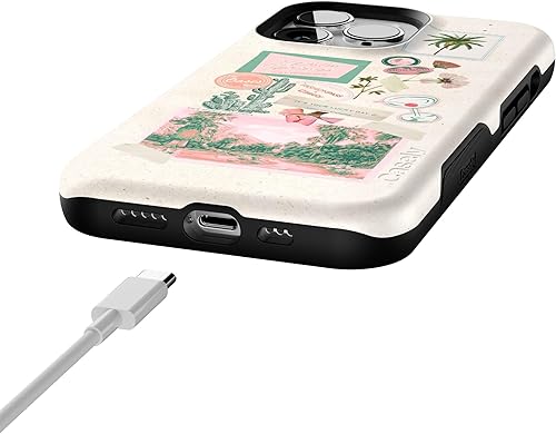 Vista 460 de Casely iPhone 13 Pro Case Compatible with MagSafe Blue Marble Case