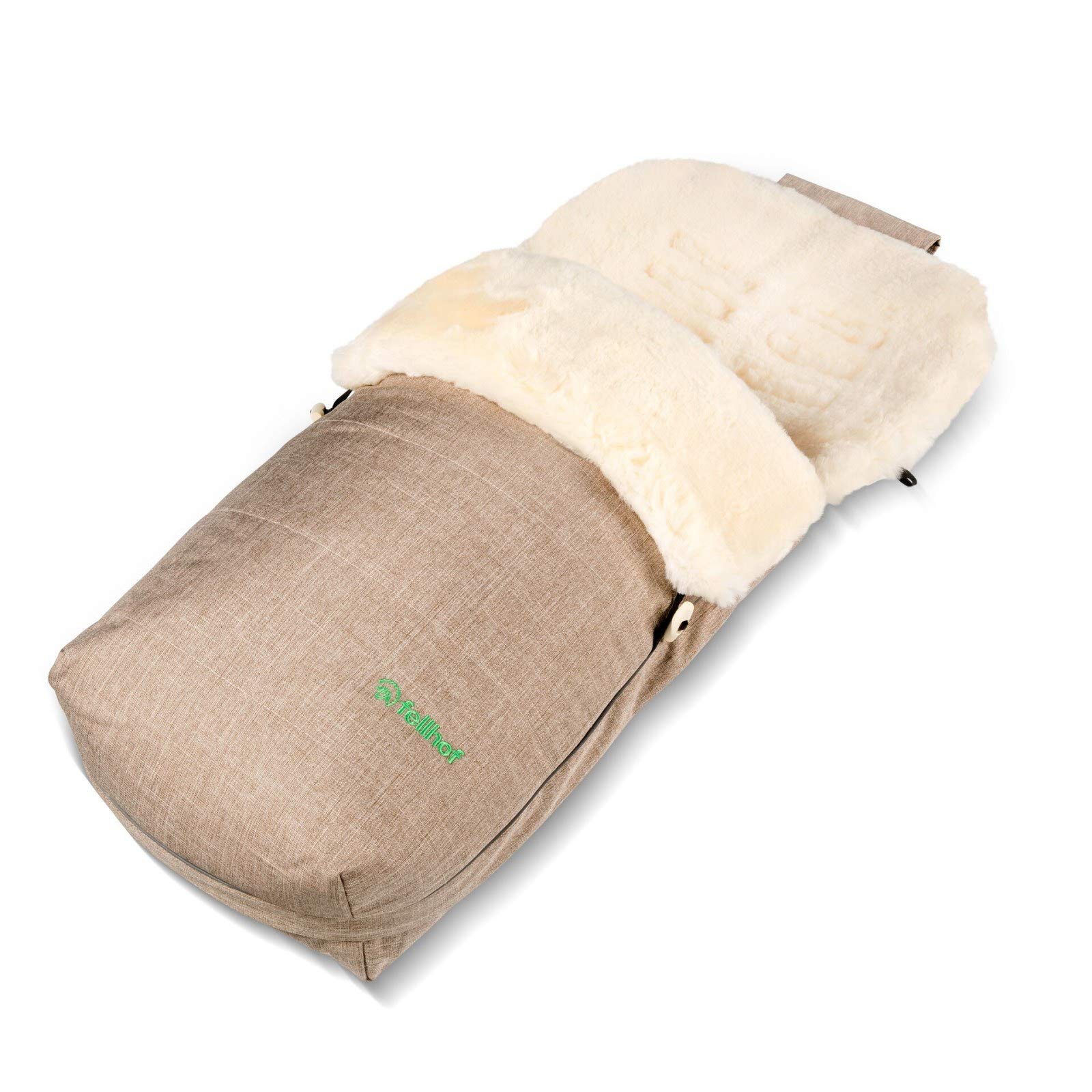 Fellhof Lammfellsack Garmisch beige melange