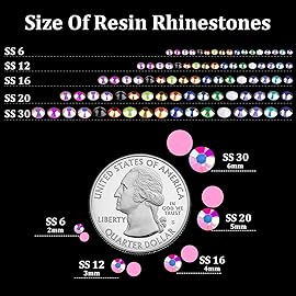 5000pcs 2mm Resin Rhinestones Bulk, Pink AB Flatback Round Jelly Rhinestones Bedazzling Non Hotfix Crystal Gems Large Quantity Wholesale for DIY Crafts Clothes Bottles Tumblers Face Makeup Manicure